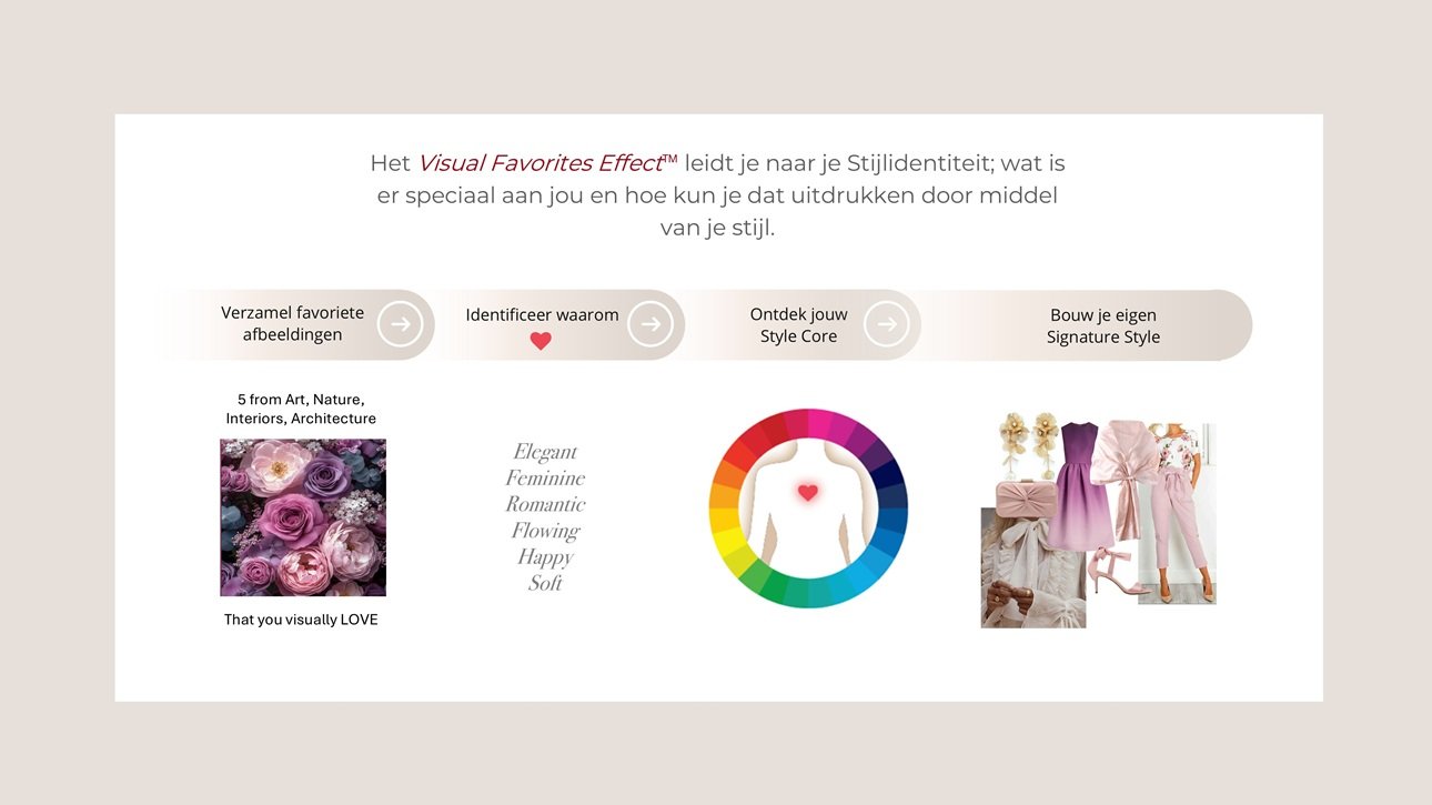 Diepgaande Kleuranalyse met visual favorites effect